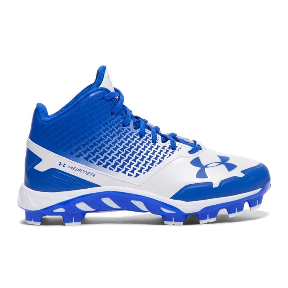 NIB kids Under Armour Spine Heater CLeats sz 1Y